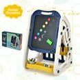 thumbnail image 2 of Gymax 3-in-1 Kids Art Easel Double-Sided Tabletop Easel w/Art Accessories Blue, 2 of 9