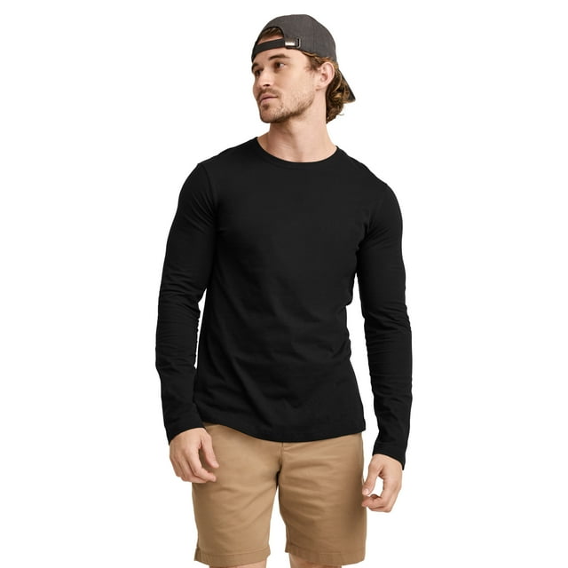 Jockey T-Shirt à Manches Longues à Col Ras du Cou Made2Fit pour Hommes