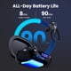 thumbnail image 2 of Auriculares Bluetooth Inalámbricos Deportivos – 90 Horas de Reproducción, IPX7 Resistentes al Agua, Estuche de Carga Inalámbrica, Ganchos para Orejas, Pantalla LED, Sonido Estéreo con Graves Potentes, 2 of 7