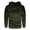 Green, variant on Mens Camo Hoodies Pullover Oversized Color Block Hooded Sweatshirts Military Combat Adjustable Drawstring Fall Winter Warm Camouflage Hoodie Size-L