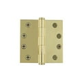 thumbnail image 2 of Grandeur Buthng-Sq-Ar-Hd-4 4 X 4" Square Corner Plain Bearing Solid Brass Mortise Door, 2 of 7