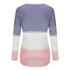 thumbnail image 4 of Pntutb Mujeres Moda O-cuello Navidad Mangas largas tops Blusa Gradiente Sudadera Pntutb Pntutb-2316, 4 of 9