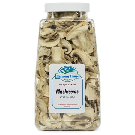 - Dehydrated Mushrooms, White