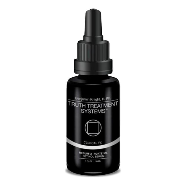 Truth Treatment RESURFIX FORTE 5% RETINOL SERUM: suero potente con retinol y antioxidantes.