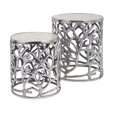 thumbnail image 1 of IMAX Corporation Daltry 2 Piece Coastal Table Set in Silver, 1 of 1