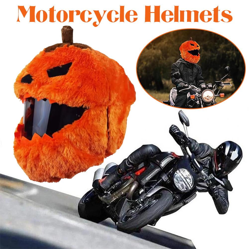 evil pumpkin motorcycle helmet Amazon.com: LKV Halloween Cover These covers can reduce wind noise and other surrounding sounds. Custom Airsoft Mask Halloween Costume