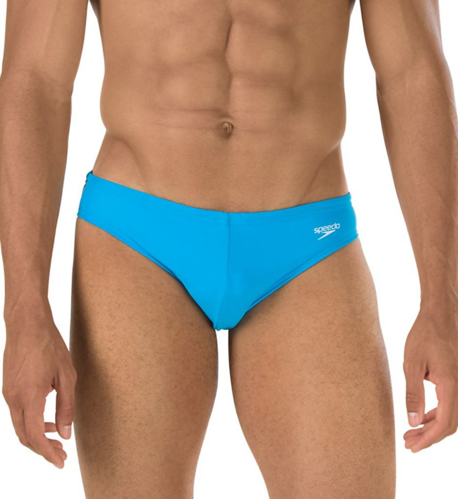 Mens Speedo 7300165 Solar Swim Brief 1 Inch Cyan 30 Waist