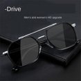 thumbnail image 2 of Ultraviolet-proof Driving Goggles Punk Glasses Square Frame Fishing Riding Retro Sunglasses Men Women Eyeglass Shades Eyewear, 2 of 5