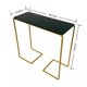 thumbnail image 2 of Soporte for tartas rectangular de hierro forjado negro y dorado, 2 of 5