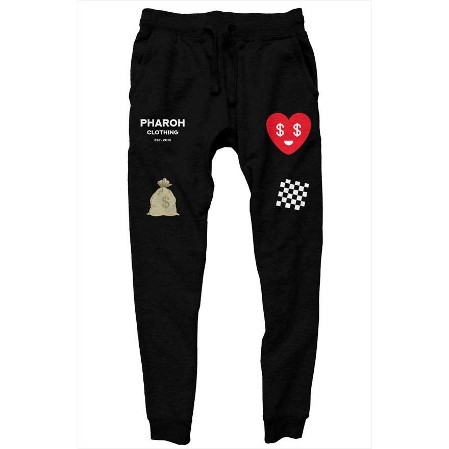 Money Emoji Joggers | Pharoh Clothing 