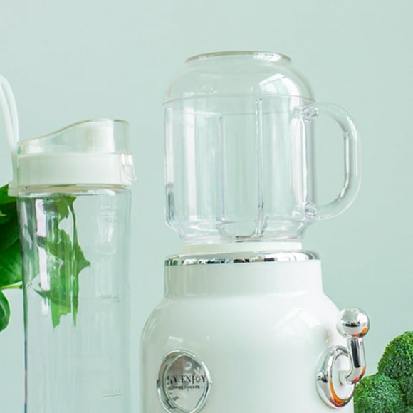 Mini Blender For Shake With Travel Cup Portable Shake Blender With Stainless Steel Blades Portable Countertop Blender Household Fruit Mixer Blender Mini Blender With Double Cup