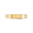 thumbnail image 3 of 14K Yellow Gold 4mm Flat Wedding Band Ring with Step Edge, 3 of 6