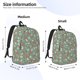 thumbnail image 2 of Fotbe Retro Hippie Groovy Mushroom Mochila de Lona con Estampado, Mochila Duradera, Mochila Versátil de Alta Calidad, Mochila Compacta Vintage-Medium, 2 of 5