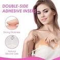 thumbnail image 4 of SOMER 2 Pairs Snowy Sticky Bra Inserts Push Up Ultra Boob Inserts Double-Sided Adhesive Pads Bra Beige, 4 of 6
