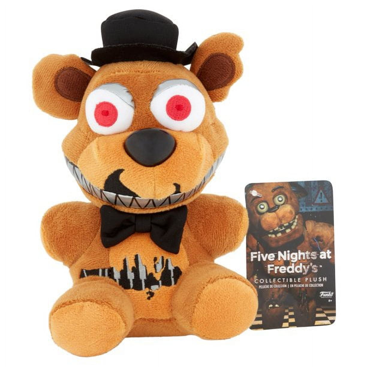 8 Pcs FNAF Nightmare Toy Bonnie Freddy Bear Foxy Chica Springtrap