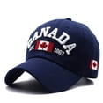 thumbnail image 3 of 2022 Hot men's baseball cap for women snapback hat CANADA embroidery bone cap gorras casual casquette men Running cap hat Canada Dad Hat Maple Leaf Flag Cap Embroidered Unisex, 3 of 6