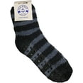 thumbnail image 3 of Wholesale Sock Deals 120 Pairs Case Of WSD Womens Fuzzy Socks, Winter Soft Fluffy Striped Colors, 3 of 7