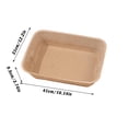 thumbnail image 3 of Large Disposable Cat Litter Box, 17.3 Inch Durable Portable One‑Time Use Litter Box for Cats, 3 of 9