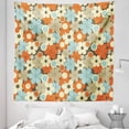 thumbnail image 1 of Floral Tapestry, Retro Flower Pattern Simplistic Designed Petals Fragrance Essence Circle Theme, Fabric Wall Hanging Decor for Bedroom Living Room Dorm, 5 Sizes, Multicolor, by Ambesonne, 1 of 1