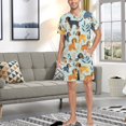 thumbnail image 7 of joogoo Men's Pajama Set Dachshund Dogs V-Neck Pj Shorts Set 2 Piece Loungewear Sleepwear L, 7 of 7