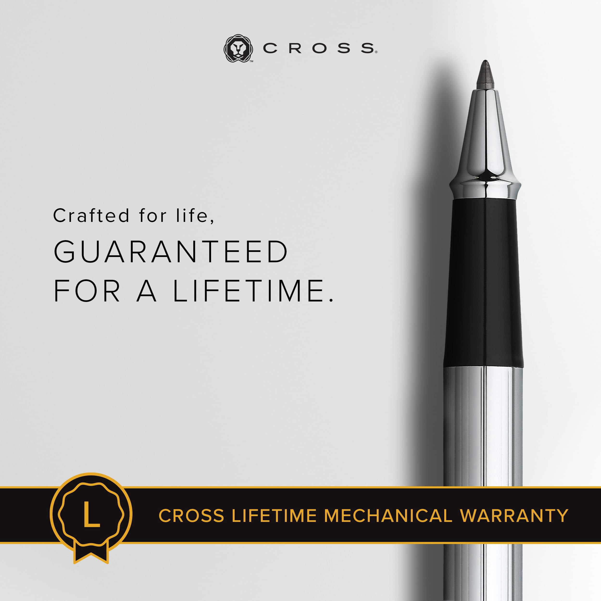 Cross Townsend® Lustrous Chrome Rollerball Pen
