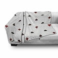 thumbnail image 2 of Casino Soft Flannel Fleece Throw Blanket, Gambling Club Lifestyle Fortune Luck Advertise Minimalistic Design Artwork, Cozy Plush for Indoor and Outdoor Use, 50" x 60", Red Ruby Maroon, by Ambesonne, 2 of 5