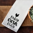 thumbnail image 2 of Farm Fresh Chicken Eggs Lovely Home Gift Idea For Friends, Family, and Coworkers - DishTowel, 16x25, 2 of 4