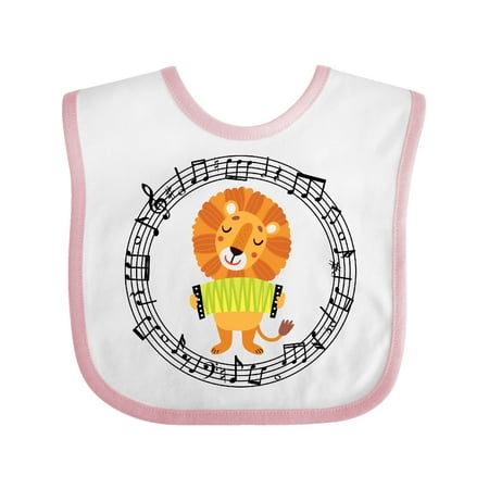 

Inktastic Accordion Music Gift for Kids Gift Baby Boy or Baby Girl Bib