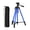 Blue, variant on Yajisi Lightweight Adjustable Photography Tripod Stand, Aluminum Alloy Construction, 6.6 lbs / 3kg Load Capacity, Max Extends to 53.1 inches / 135cm, Includes Carry Bag & Phone Holder, Black