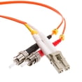 thumbnail image 1 of eDragon ED88628 Fiber Optic Cable, LC/ST, Multimode, Duplex, 50/125, 5m, 1 of 2