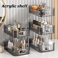 thumbnail image 2 of rygai 1/2/3 Pcs Cosmetic Storage Rack Transparent Large Capacity Detachable Multi-Tier Great Load Bearing Bathroom Under Sink Organizer Kitchen Pantry Storage Box, 2 of 8