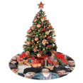 thumbnail image 4 of Falda para árbol de Navidad de Sebastian Stan, suave y divertida, decoración navideña navideña de granja de 36", 4 of 4