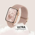 thumbnail image 4 of KOMI 6 Pack Braided Stretchy Bands Compatible with Apple Watch Band 38mm 40mm 41mm 42mm 44mm 45mm 49mm Women Men,Adjustable Nylon Solo Loop Elastic Straps for iWatch Series 9 8 7 6 5 4 3 2 1 SE Ultra, 4 of 6