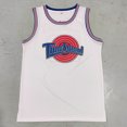 thumbnail image 5 of Camiseta de baloncesto Trillest Space Jam Bugs 1 Lola 10 Murray 22 TAZ D.Duck 2 White Tune Squad para hombre, ropa para fiesta de Halloween, 5 of 5