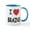 White/Blue Inside, variant on CafePress - I Heart Brains Mug - 11 oz Ceramic Mug - Novelty Coffee Tea Cup