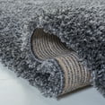thumbnail image 6 of SAFAVIEH Santa Monica Cali Solid Shag Area Rug, Dark Grey, 3' x 5', 6 of 12