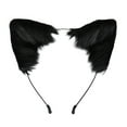 thumbnail image 2 of YAOBAMM Accessoires de Robe Couvre-Chef Fait Main Simulation Oreilles de Renard Bandeau Mobile en Peluche, 2 of 7
