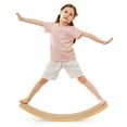 thumbnail image 1 of Costway Tabla de equilibrio de madera para niños y adultos, balancín de yoga, tabla curva, juguete, 1 of 2