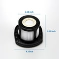 thumbnail image 7 of 4 Pack 2284w Vacuum Replacement Filter for Bissell Pet Hair Eraser Filter Hand Vacuum 2284W 2390 2389 2390A,Compare to Parts # 1614212 1614203 1614204,4 Mesh Filters and 4 Foam Filters, 7 of 7