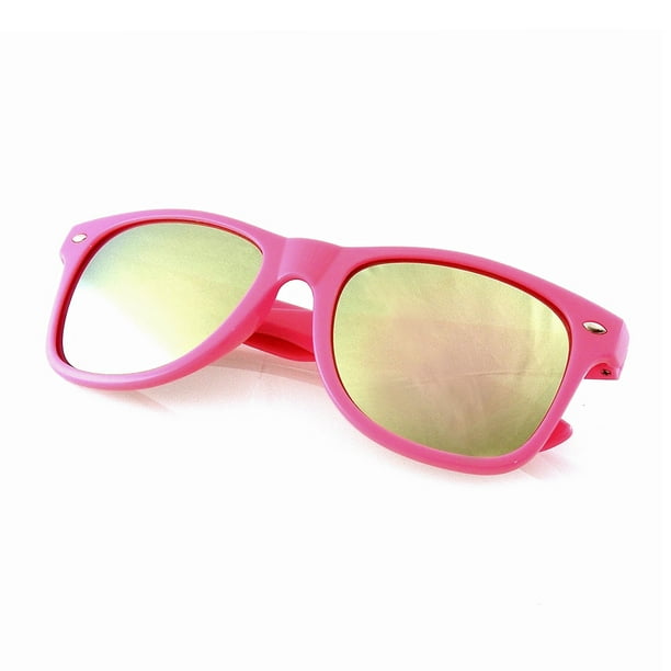 Neon wayfarer sunglasses top