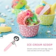 thumbnail image 5 of ULTNICE Ice Cream Scoop Dessert Spoon Digging 21.50X5.70X3.50CM Pink Stainless Steel Pp, 5 of 8
