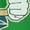 Kelly Green, variant on Boys Sonic the Hedgehog Thumbs Up T Shirt