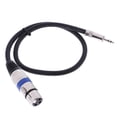 thumbnail image 1 of Cable de sonido perfecl de Interconexión Simétrica TRS Estéreo de 3,5 mm a XLR 50cm, 1 of 7