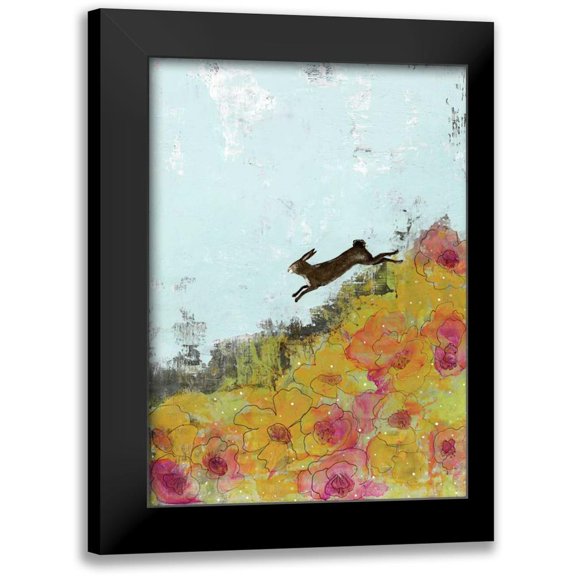 Ogren, Sarah 18x24 Black Modern Framed Museum Art Print Titled - The Brown Rabbit