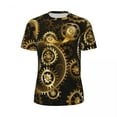 thumbnail image 4 of T Shirt For Men Steampunk Brass Gears Gym Beach Retro Print Classic T-Shirts Novelty Tshirt For Coup, 4 of 7
