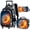 Football-001-Backpack Set, variant on Boys Rolling Backpack for Kids - American Football Kids Rolling Backpack with Wheels for Elementary Middle School Students - Roller School Bookbag Aged 6-18, Wheeled Travel Bag Large Capacity