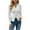 White, variant on Ribbed Hem Split Side Long Sleeve Slim Fit Pullover Sweater Soft Comfortable Casual For Everyday Wear Elegant Solid Color Knit Top