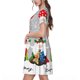 thumbnail image 2 of Balery Merry Christmas Gnome1 Vestidos sueltos de manga corta para mujer, vestidos de verano 2025, vestidos casuales de corte A con vuelo., 2 of 6