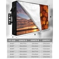 thumbnail image 7 of Outdoor TV Cover 48 to 50 Inch Weatherproof, Thanksgiving Fall Maple Leaves Waterproof TV Screen Protector for Outside Decor with Zipper and Pocket 48"L x 30"H , Orange Brown Autumn Leaf, 7 of 7