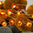 thumbnail image 2 of Acorn 10 pies alambre de plata 40 LED cadena de luces de Navidad Namotu HMHZ1947, 2 of 6